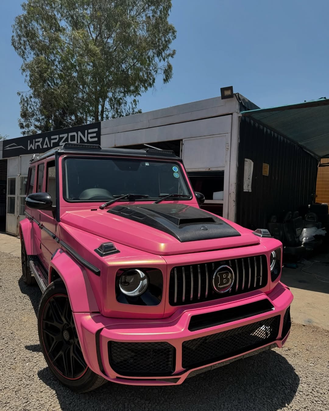 G-Wagon after vinyl wrap